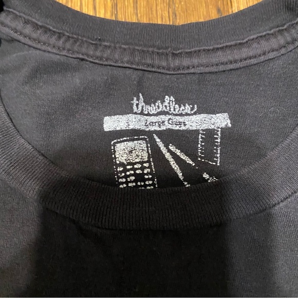 (3/$25) Black Threadless “Homework Evidence” T-Shirt - Picture 5 of 5
